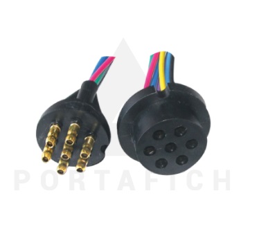 558 - FICHA GOMA 7 VIAS X JGO.